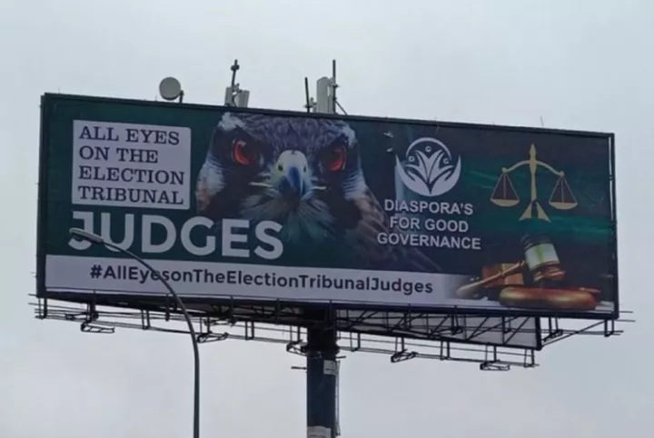 Federal Government Sacks Advertising Panel for permitting “All eyes on the election tribunal” billboard