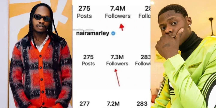 Naira Marley loses 500K followers on Instagram following Mohbad’s demise