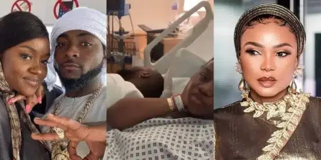 Congratulations, Chef Chi” – Iyabo Ojo shares video of Davido, Chioma on hospital bed as they welcome twins